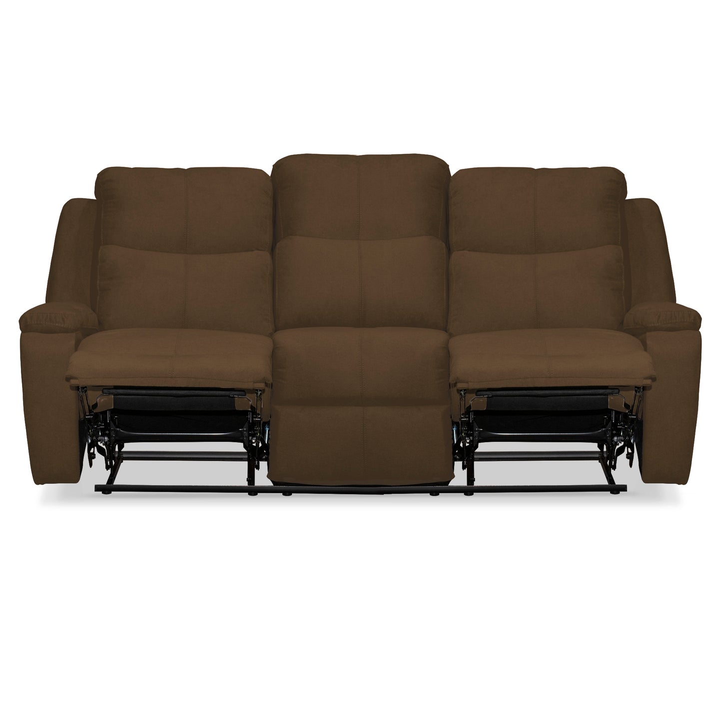 SOFA REC MARSELLA 3 PTOS ESTATICO MICROFIBRA CHOCOLATE