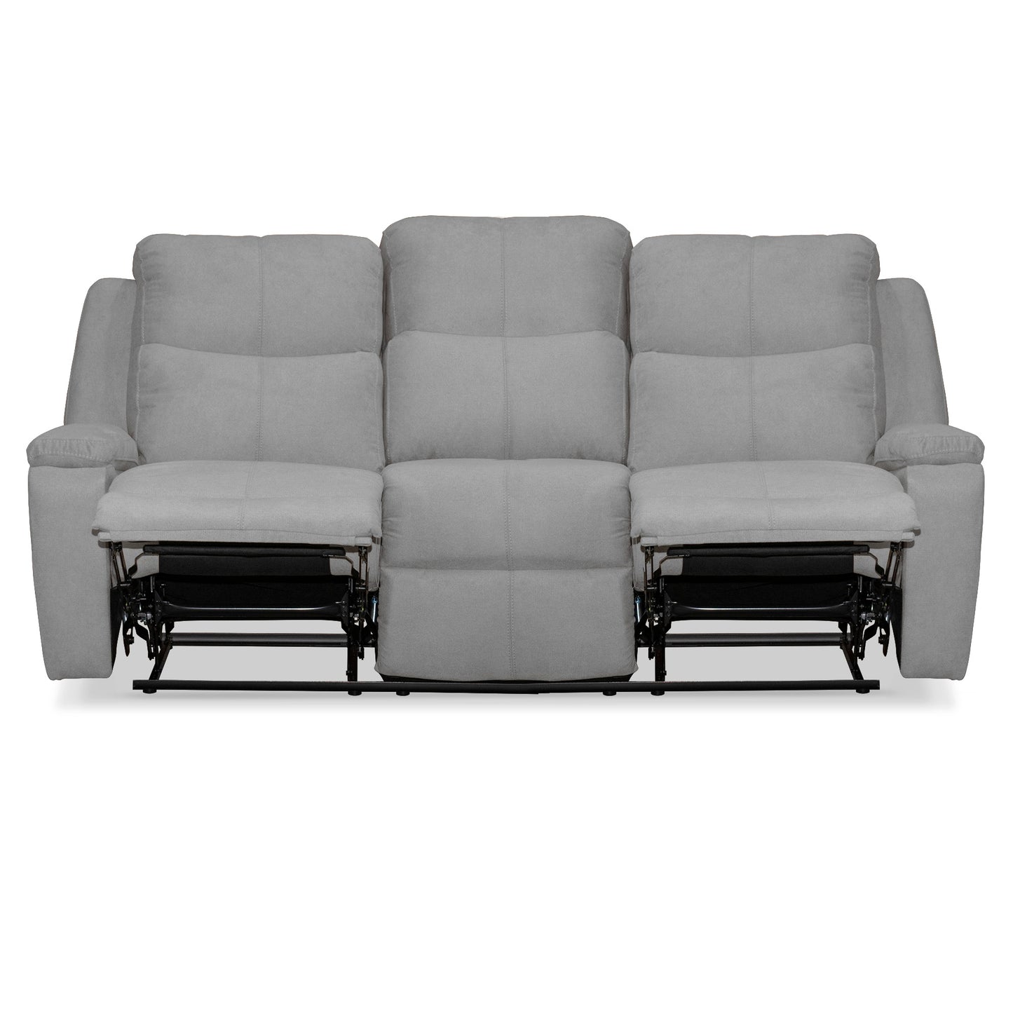 SOFA REC MARSELLA 3 PTOS ESTATICO MICROFIBRA PLATA