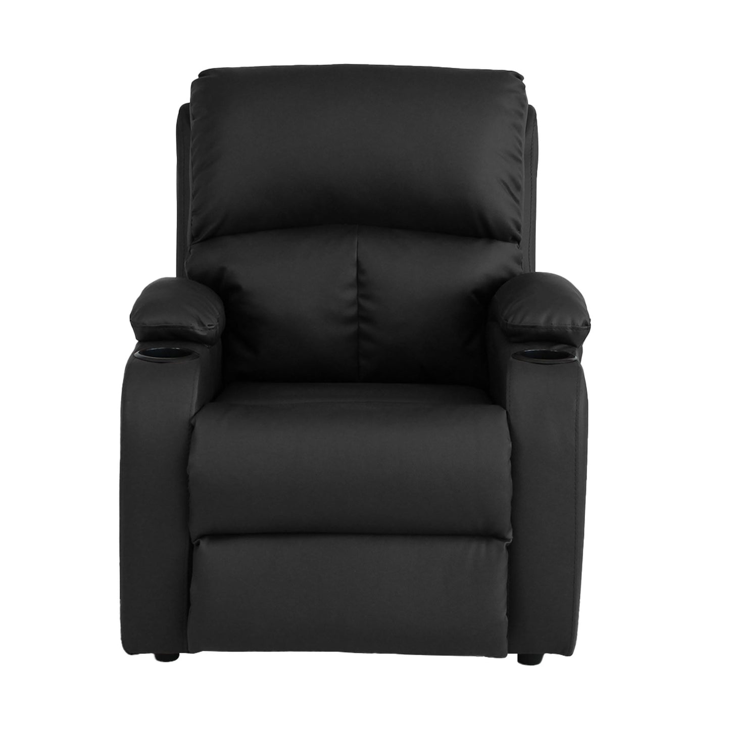 SILLA RECLINABLE AMBER ESTATICA SINTETICO NEGRO