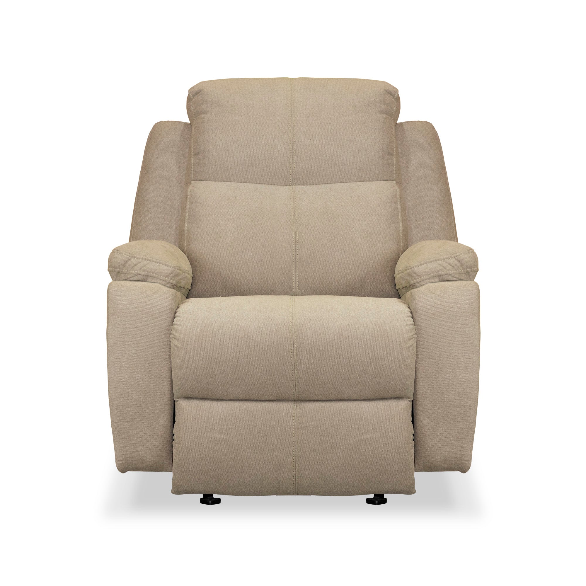 Silla reclinable estática marsella mecedora microfibra camel