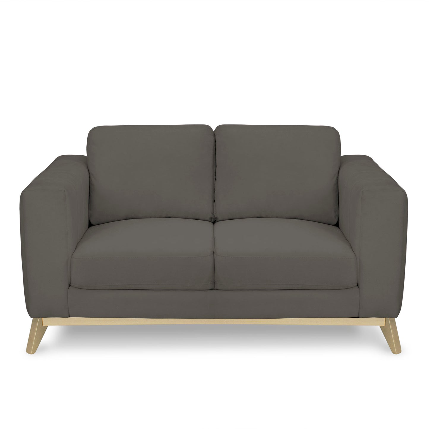 SOFA 2 PUESTOS REGINA MICROFIBRA TAUPE