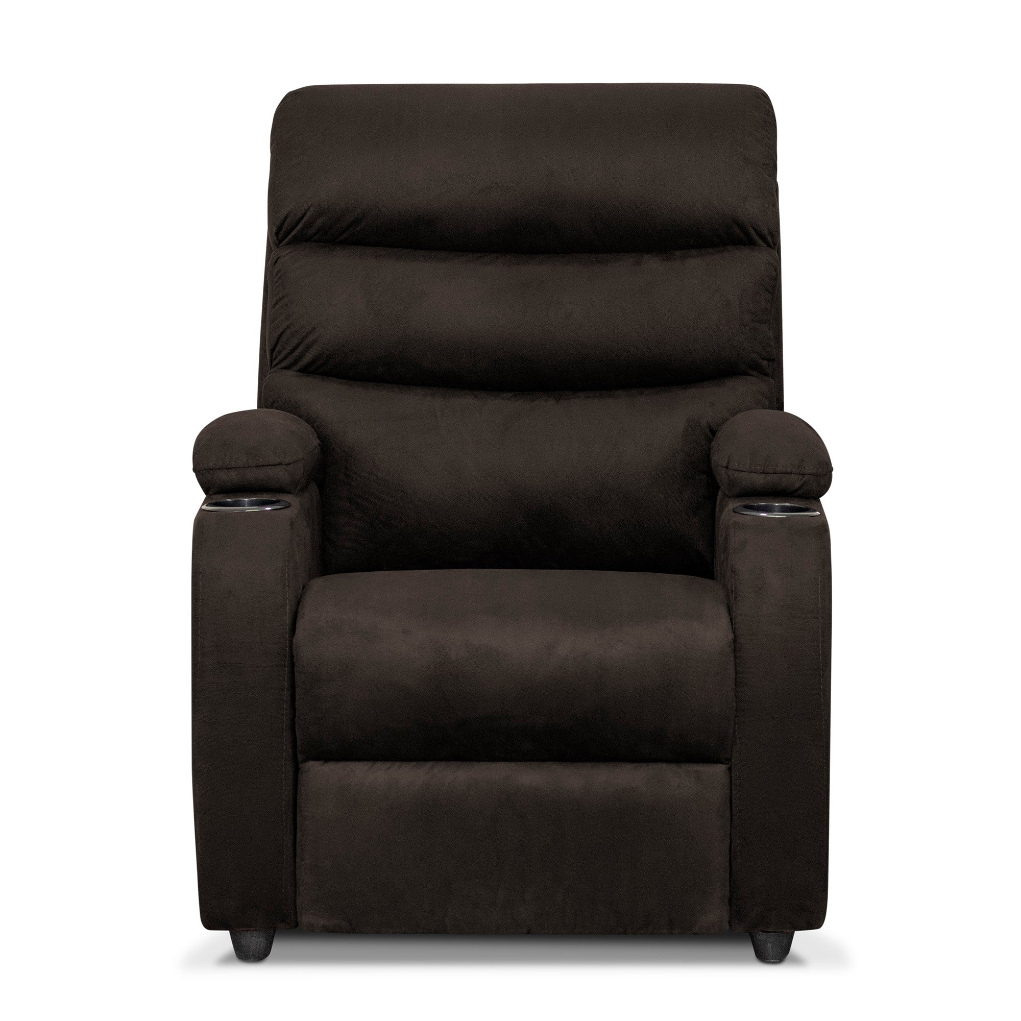 Reclinable Trevi microfibra chocolate