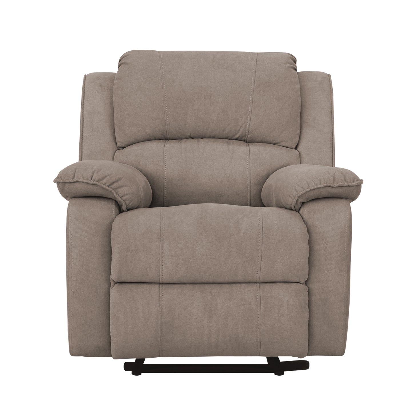 SILLA RECLINABLE MECEDORA BROOKLYN MICROFIBRA. CAMEL