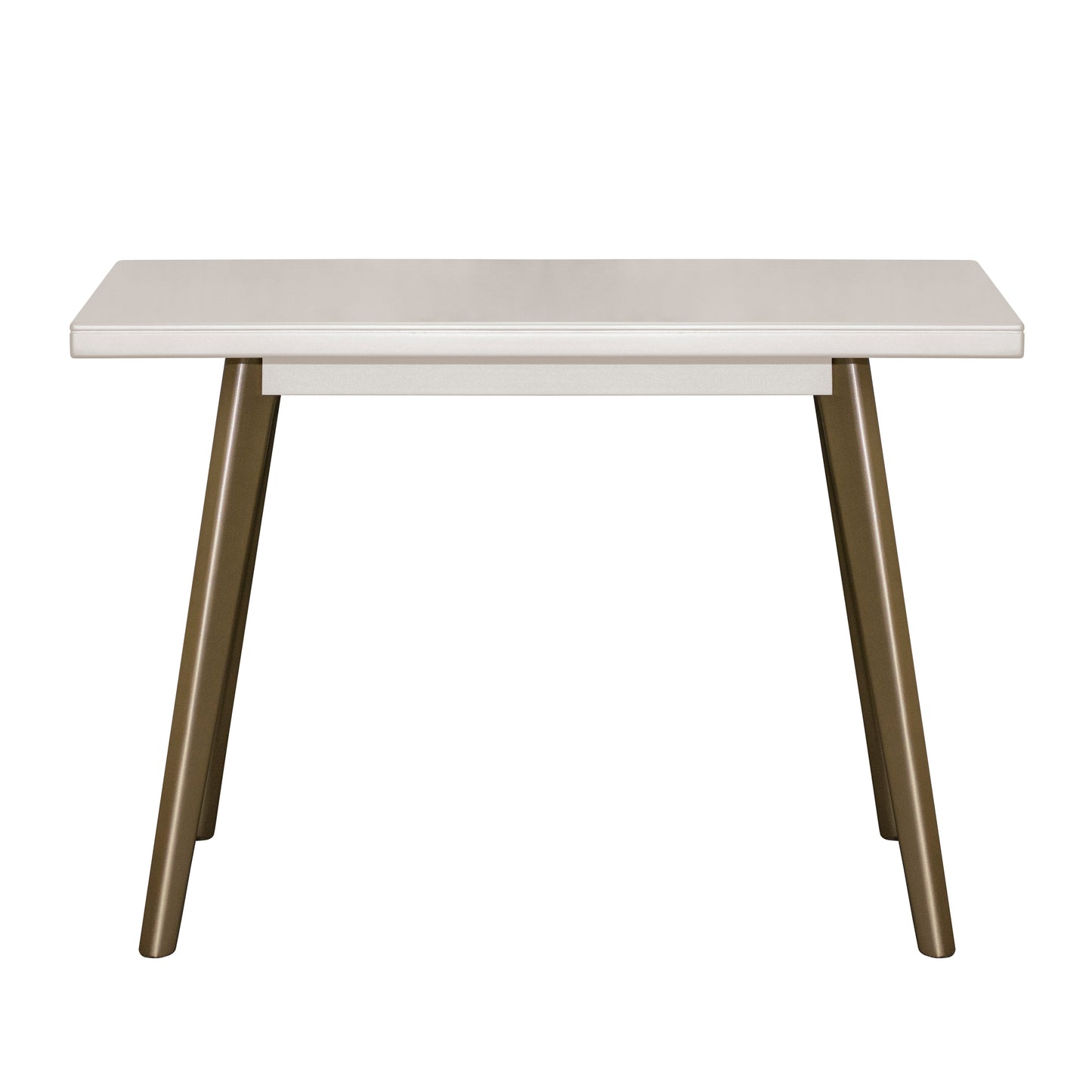 MESA COMEDOR 4 PUESTOS REGINA BLANCO PERLA CHAMPAN