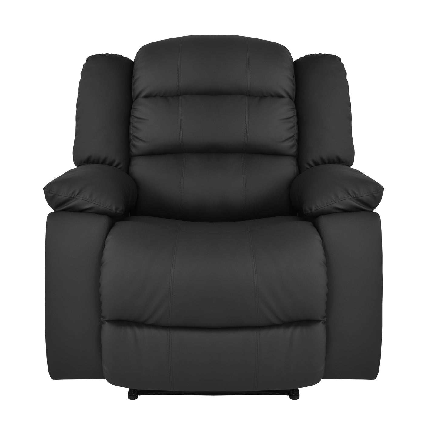 SILLA RECLINABLE DHAKA 1P ESTATICA SINTETICO NEGRO