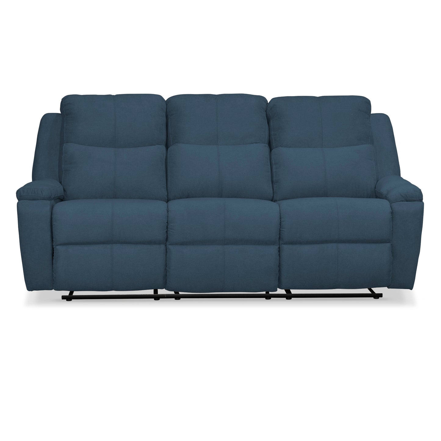 SOFA REC MARSELLA 3 PTOS ESTATICO MICROFIBRA AZUL