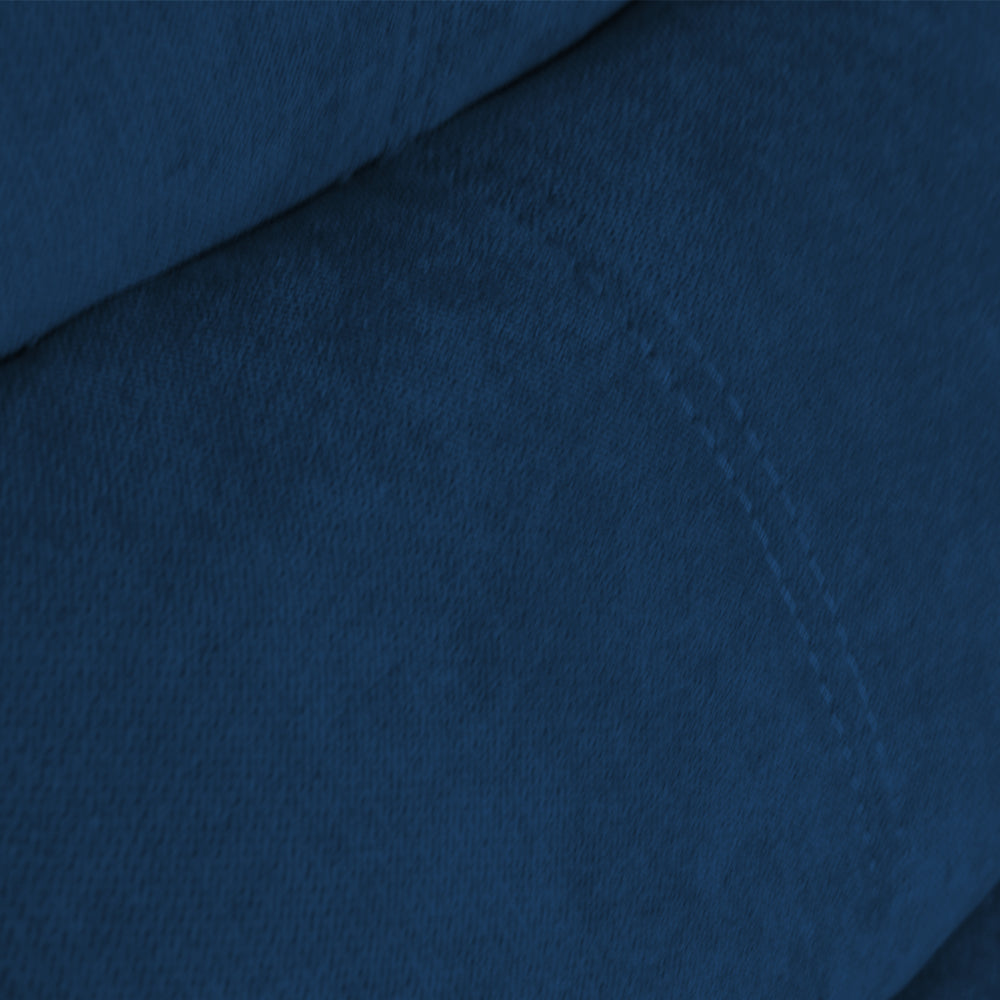 Sofá reclinable grand 2 puestos microfibra azul
