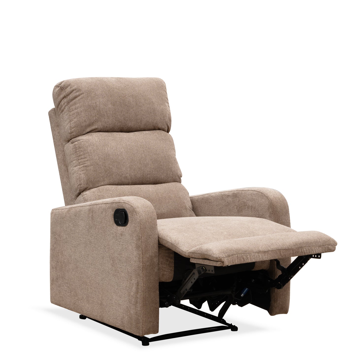 SILLA RECLINABLE ESTÁTICA PEKIN 1 PUESTO MICROFIBRA TAUPE