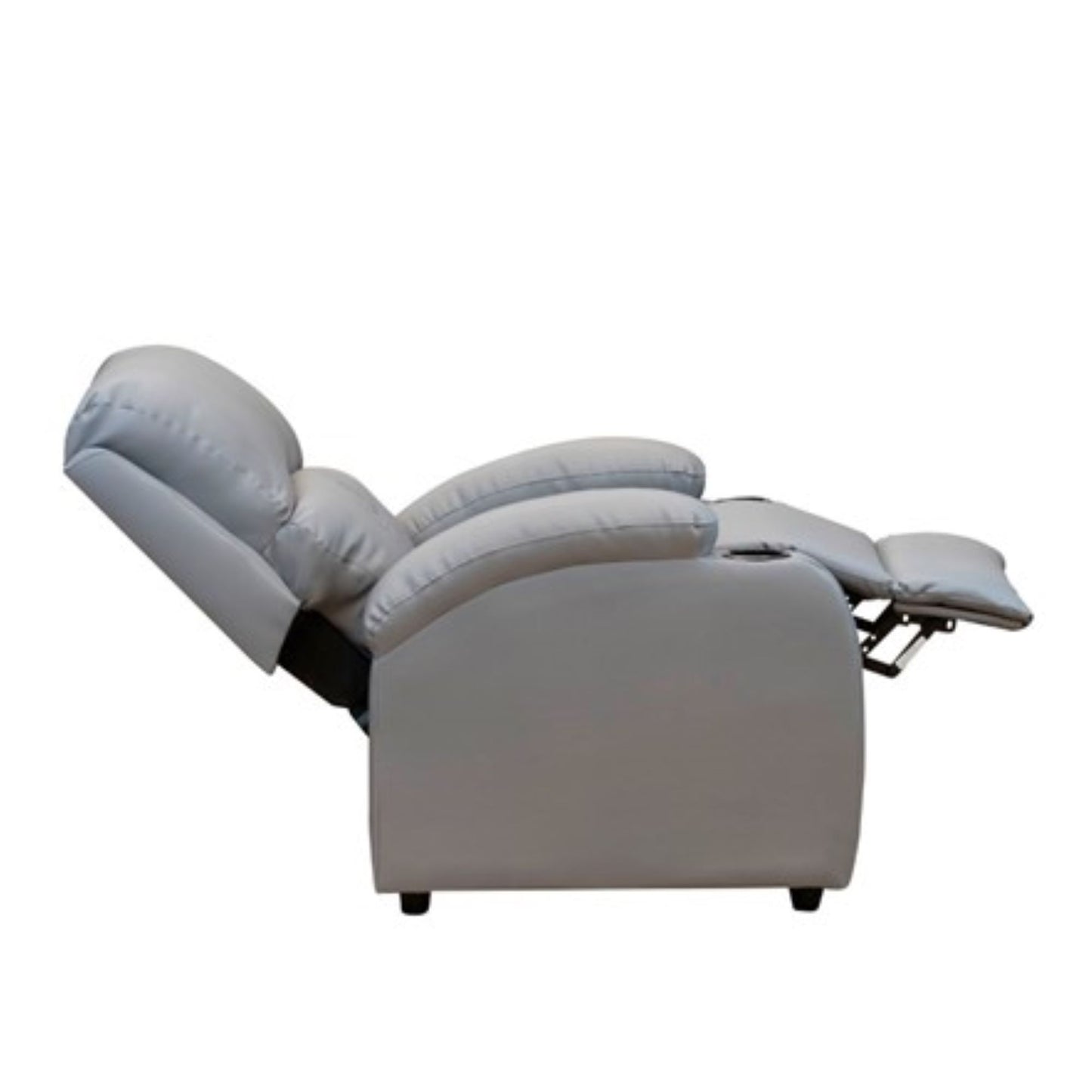 SILLA RECLINABLE AMBER ESTATICA SINTETICO GRIS