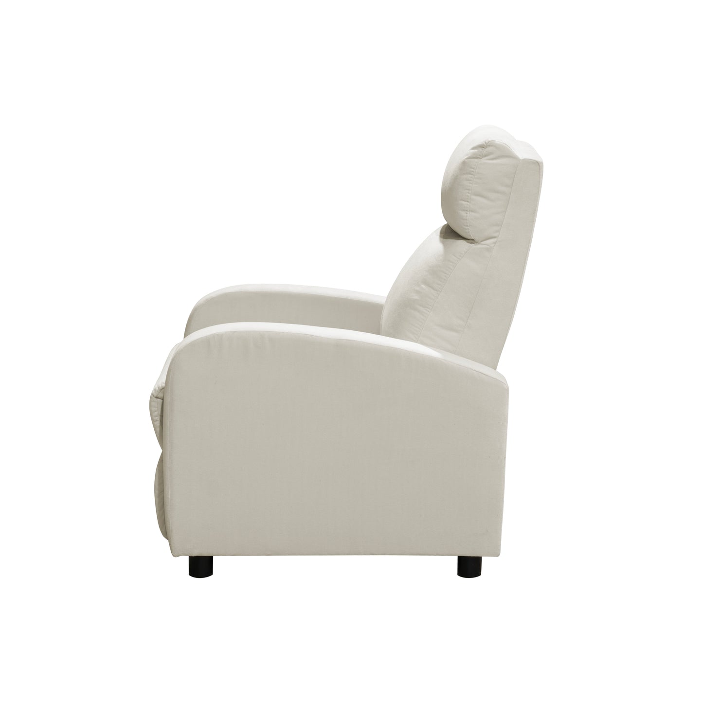 SILLA RECLINABLE DALY ESTATICA MICROFIBRA CRUDO