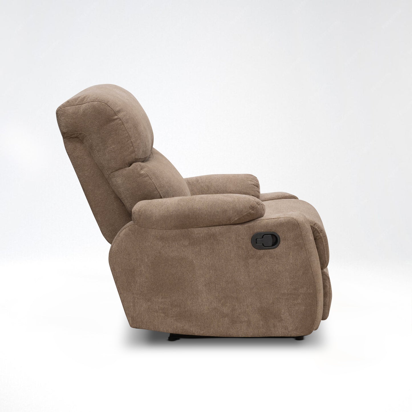 SILLA RECLINABLE VELARA 1 PUESTO MICROFIBRA TAUPE