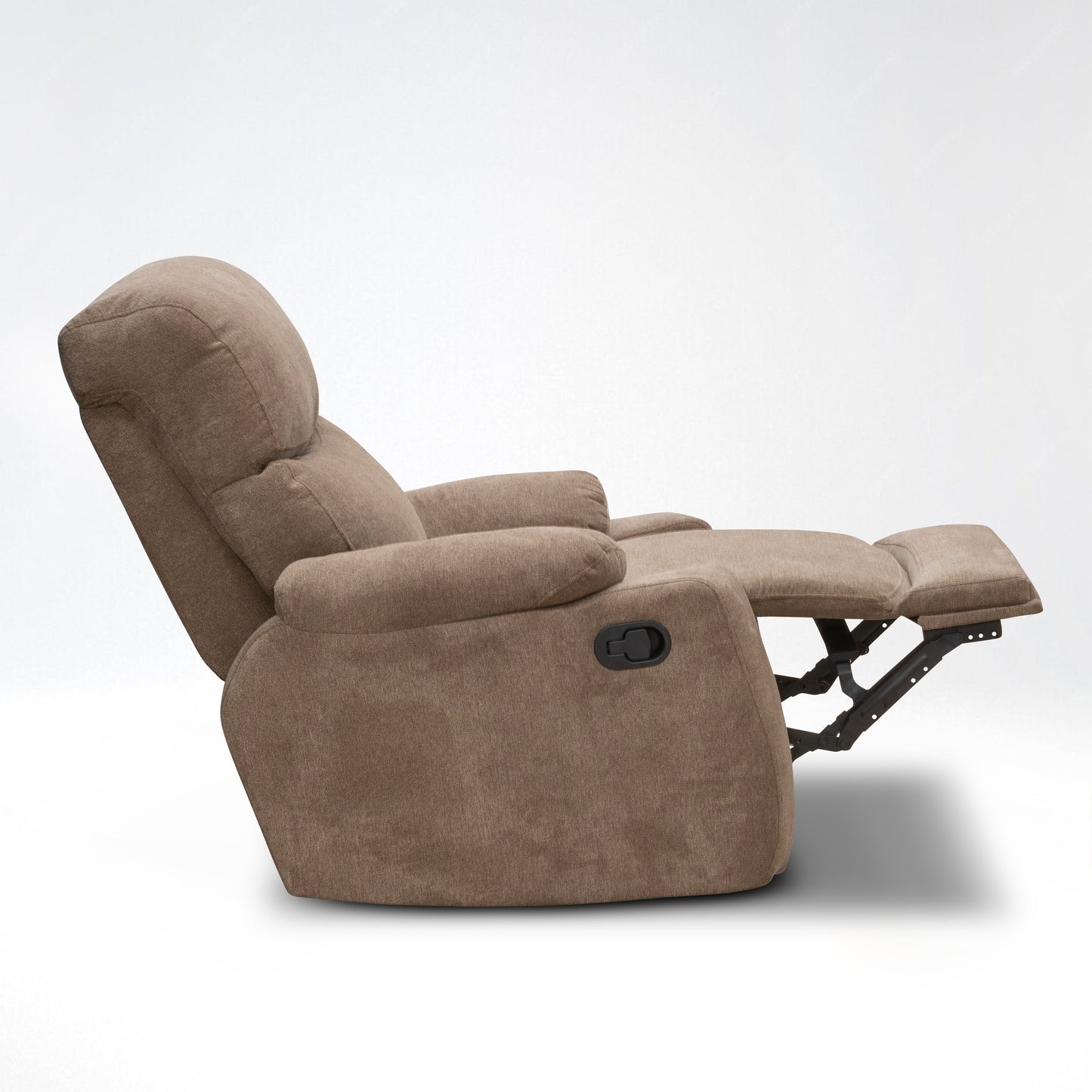 SILLA RECLINABLE VELARA 1 PUESTO MICROFIBRA TAUPE