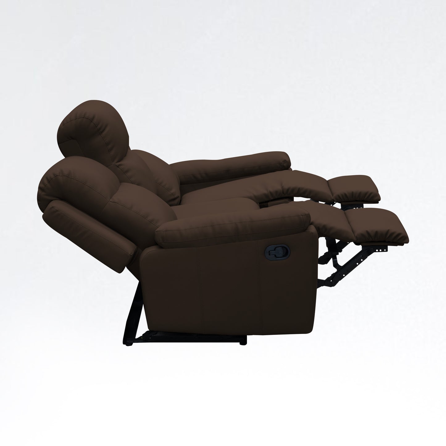 SOFA REC MARSELLA 3 PTOS ESTATICO ROMA CHOCOLATE