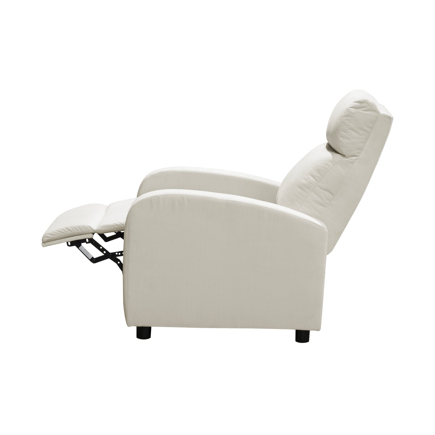 SILLA RECLINABLE DALY ESTATICA MICROFIBRA CRUDO