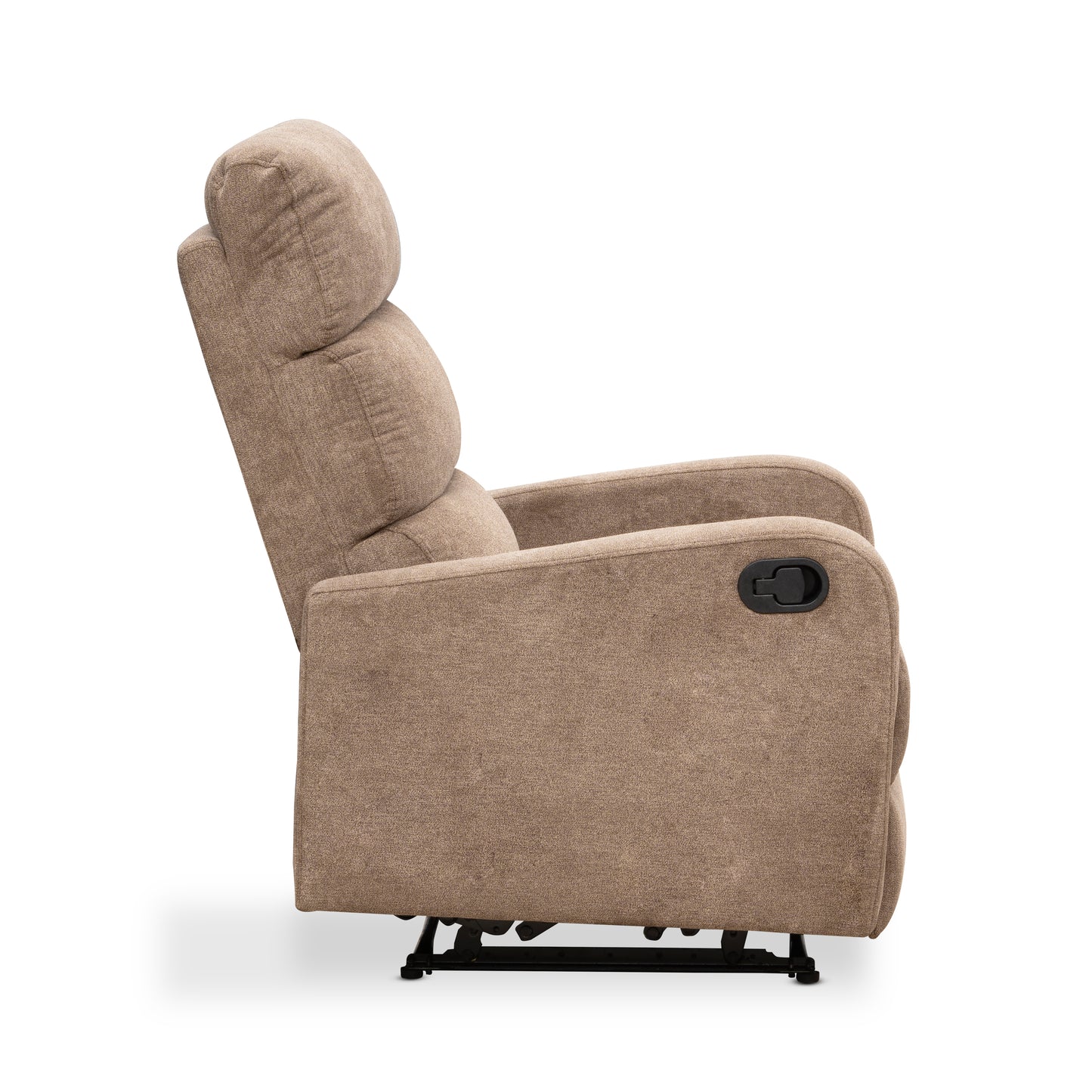 SILLA RECLINABLE ESTÁTICA PEKIN 1 PUESTO MICROFIBRA TAUPE