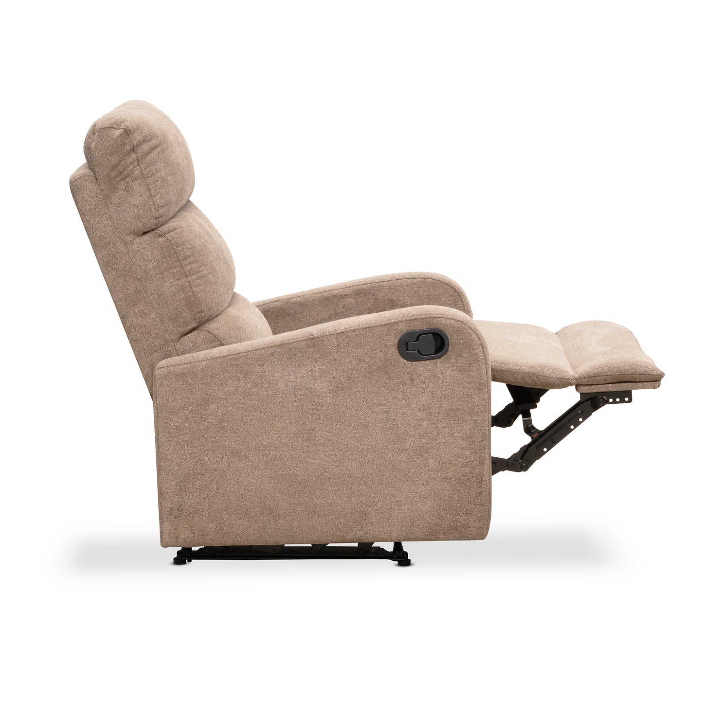 SILLA RECLINABLE ESTÁTICA PEKIN 1 PUESTO MICROFIBRA TAUPE