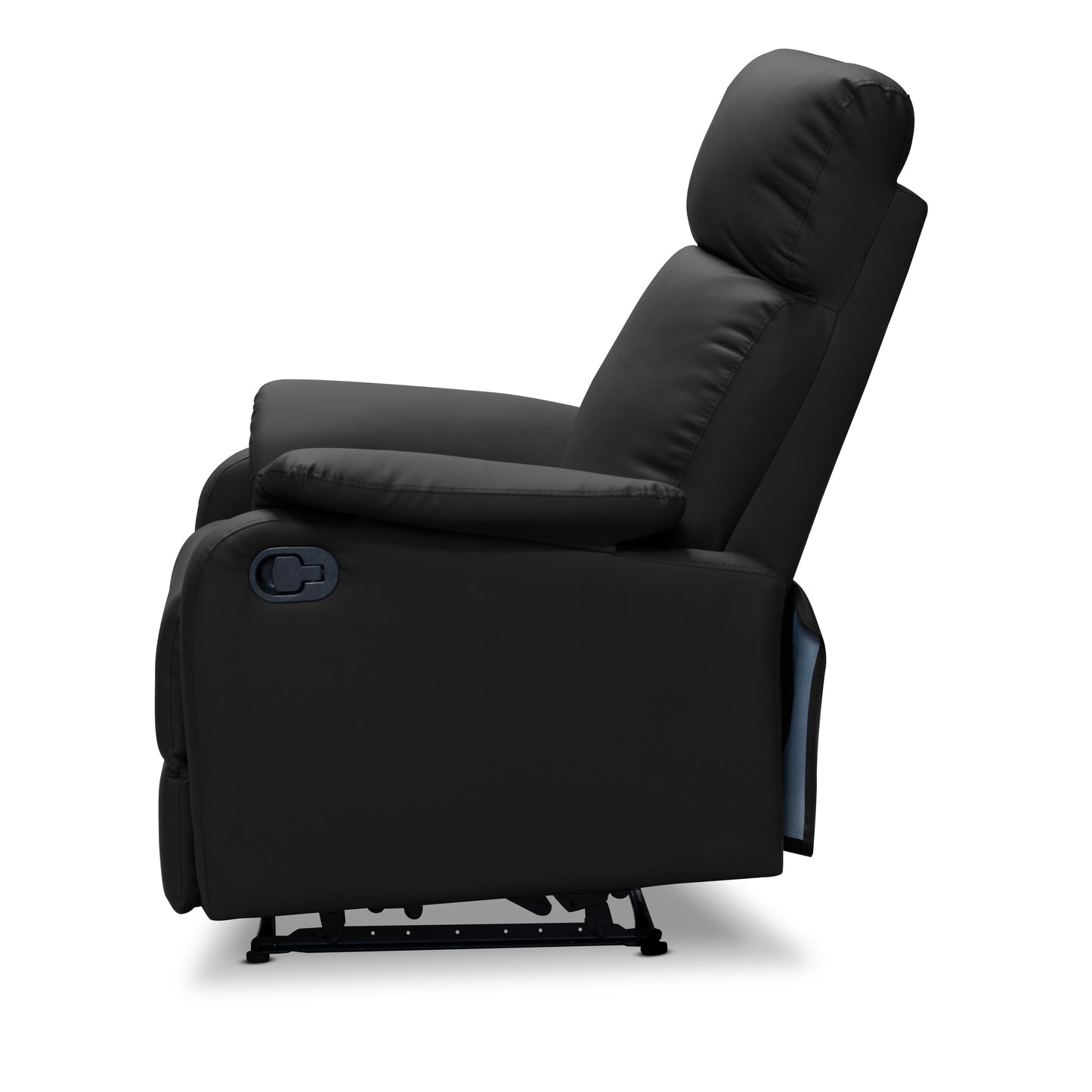SILLA RECLINABLE VELVET 1 PUESTO SINTETICA NEGRO