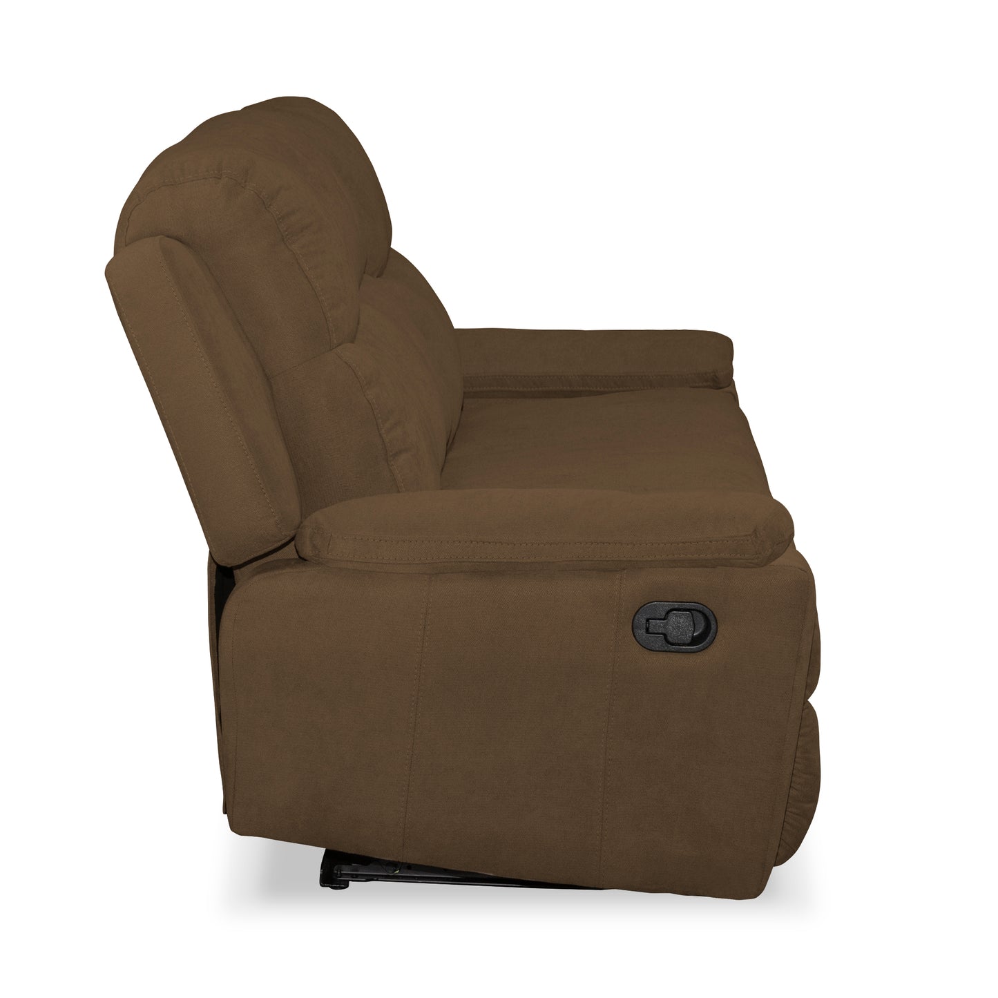 SOFA REC MARSELLA 3 PTOS ESTATICO MICROFIBRA CHOCOLATE