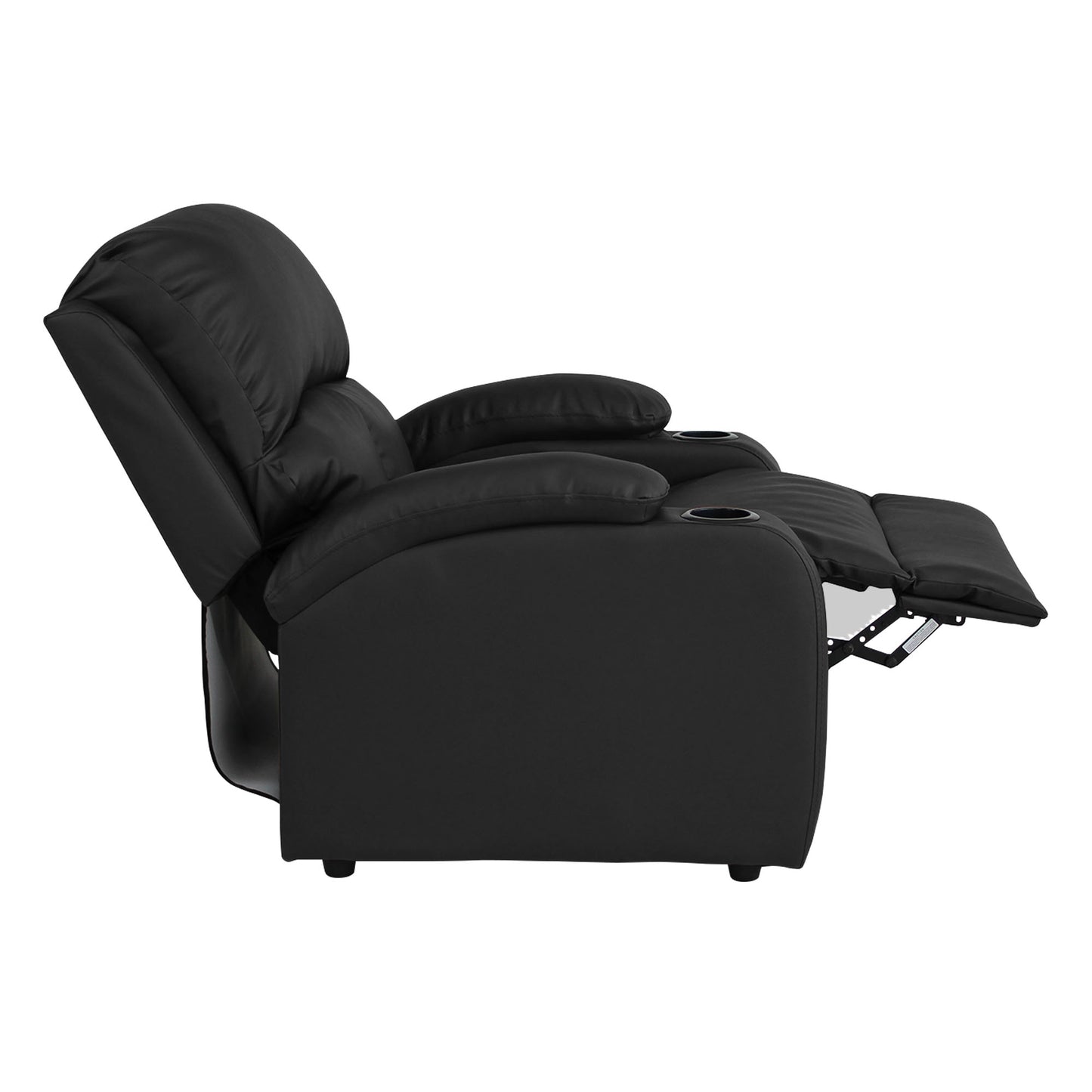 SILLA RECLINABLE AMBER ESTATICA SINTETICO NEGRO