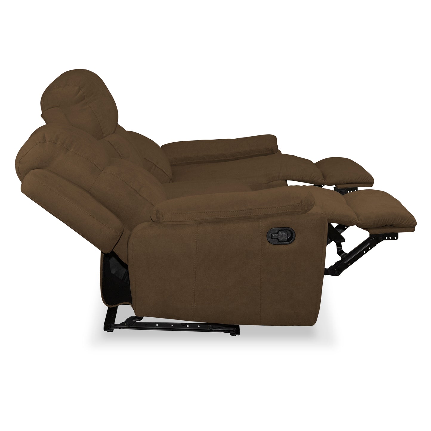 SOFA REC MARSELLA 3 PTOS ESTATICO MICROFIBRA CHOCOLATE