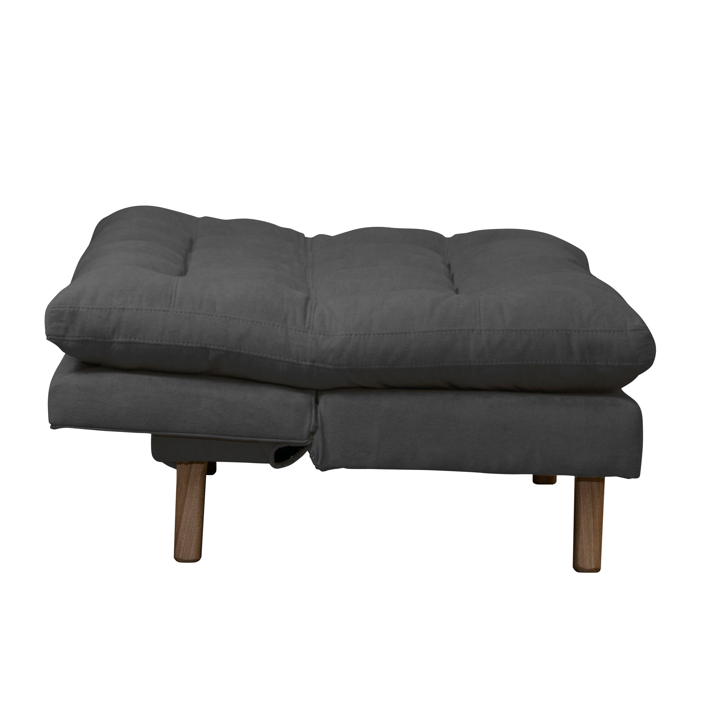 Sofa cama zur natural microfibra plomo