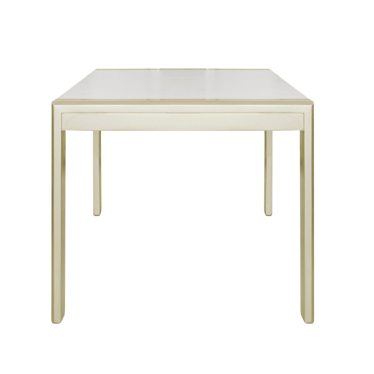 MESA COMEDOR OXFORD 6 PTOS 160X90 BLANCO PERLA CHAMPAN