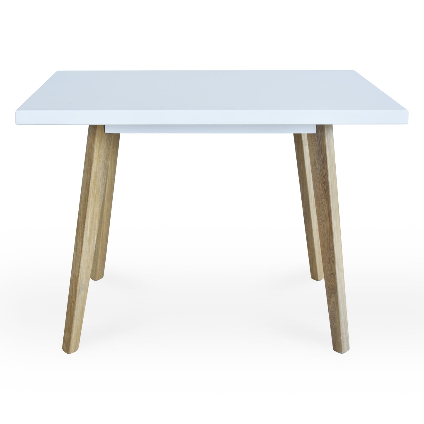 MESA COMEDOR 4 PUESTOS SEUL BLANCO - NATURAL