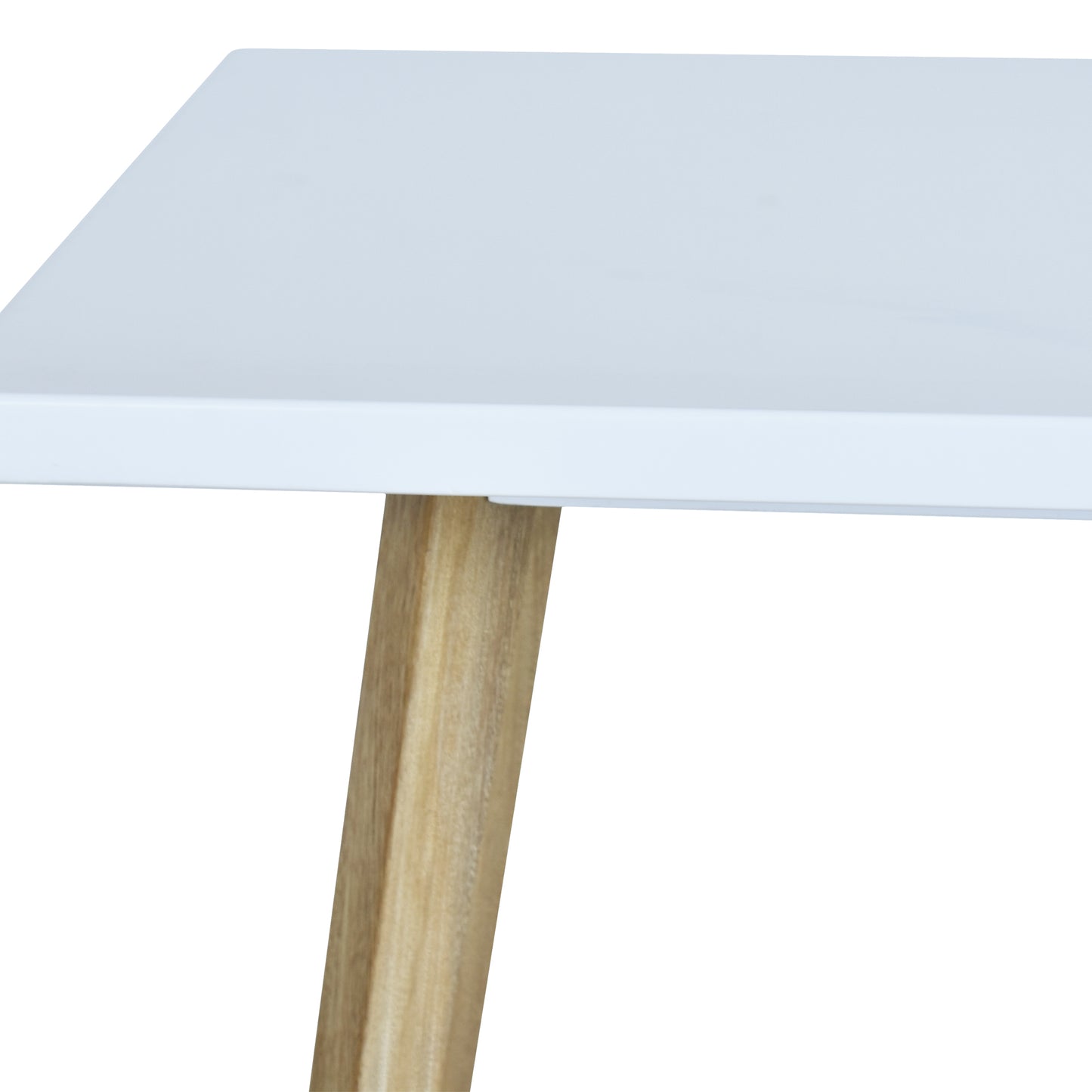 MESA COMEDOR 4 PUESTOS SEUL BLANCO - NATURAL