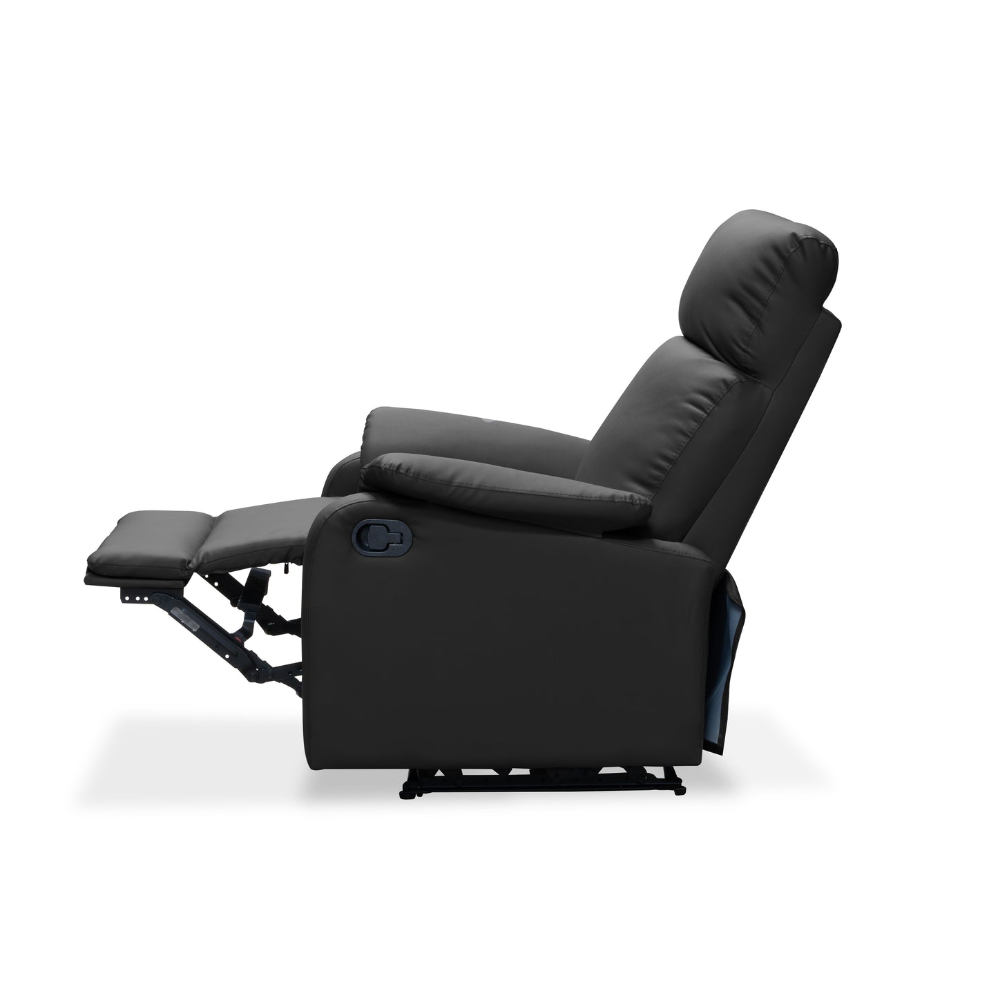 SILLA RECLINABLE VELVET 1 PUESTO SINTETICA NEGRO