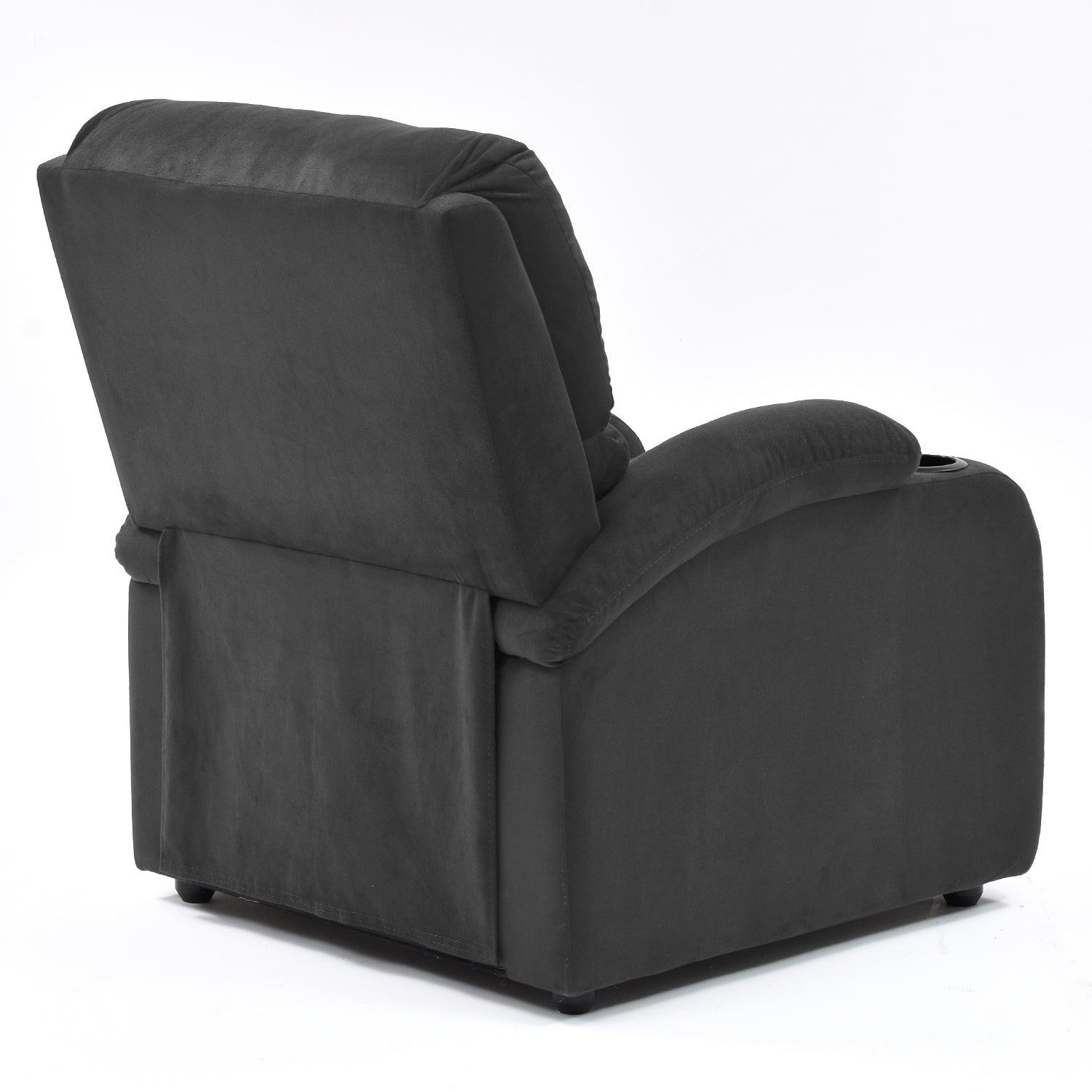 Silla reclinable amber estatica microfibra gris plomo