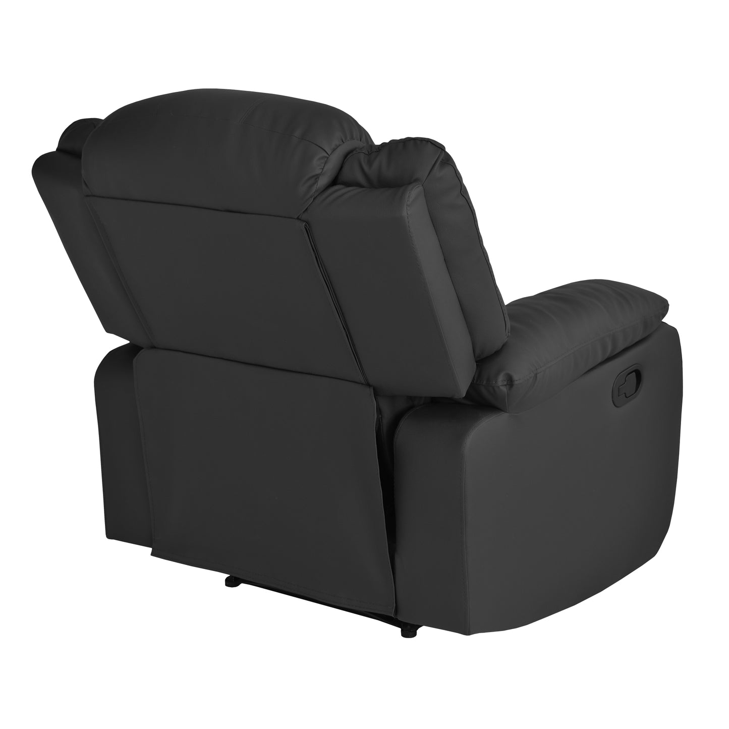 SILLA RECLINABLE DHAKA 1P ESTATICA SINTETICO NEGRO