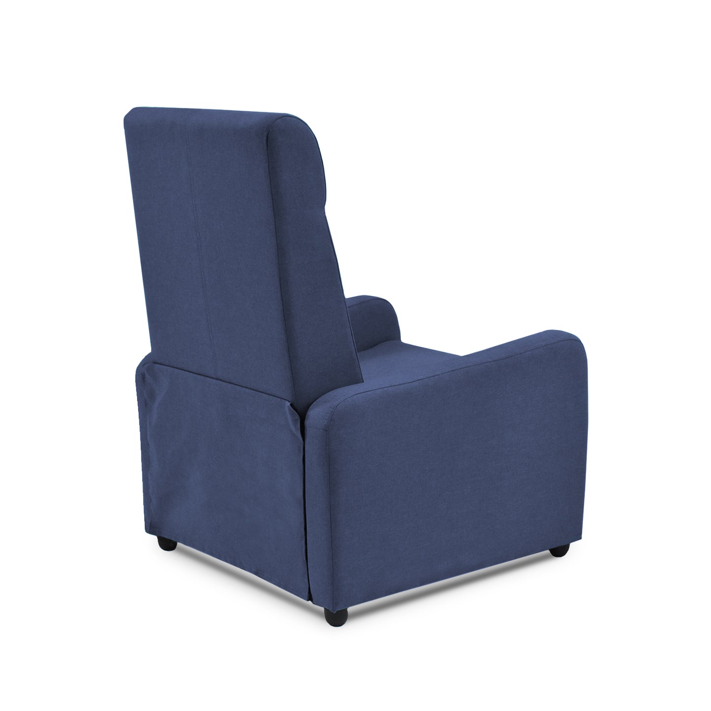 SILLA RECLINABLE PRAXIS MICROFIBRA AZUL