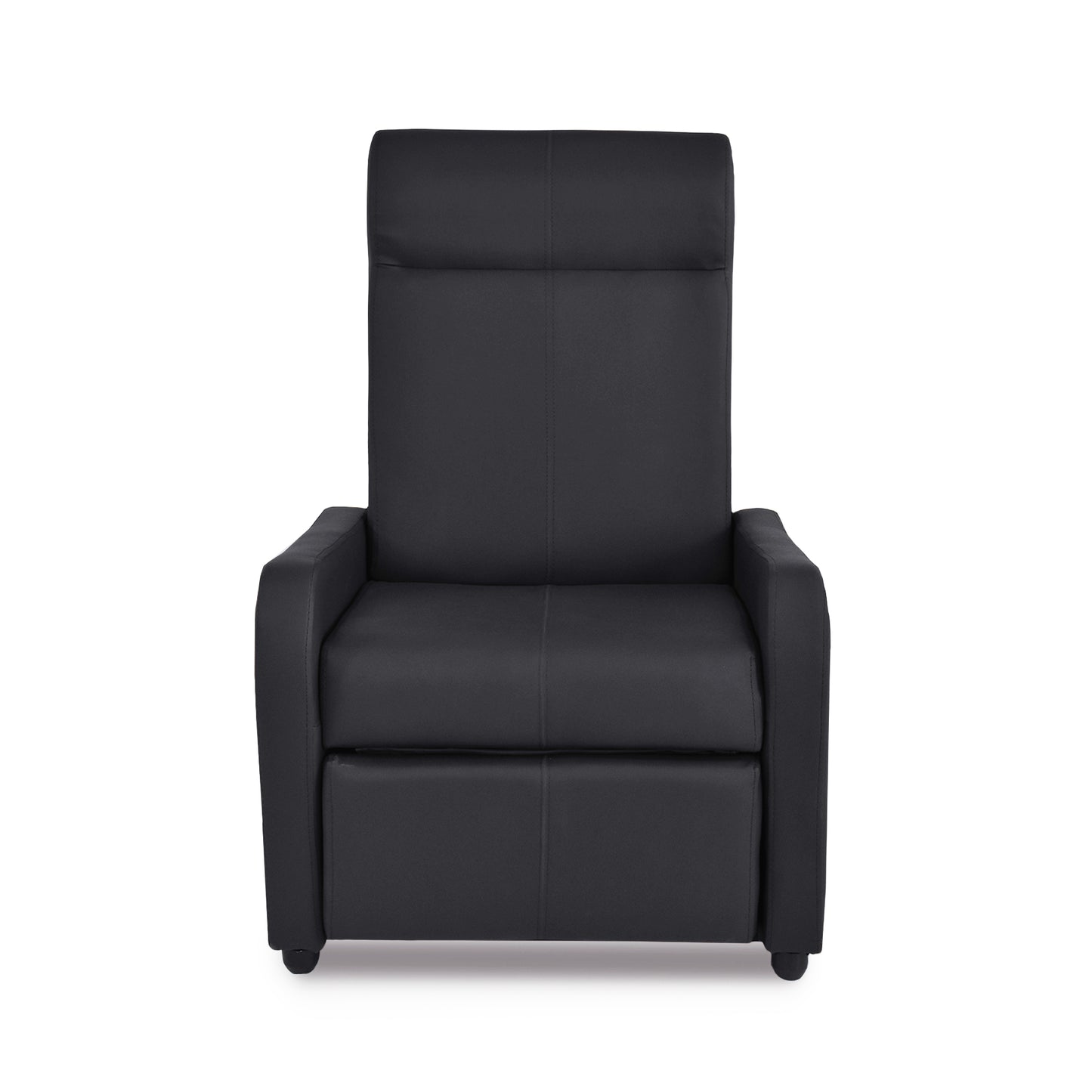 SILLA RECLINABLE PRAXIS SINTETICO NEGRO