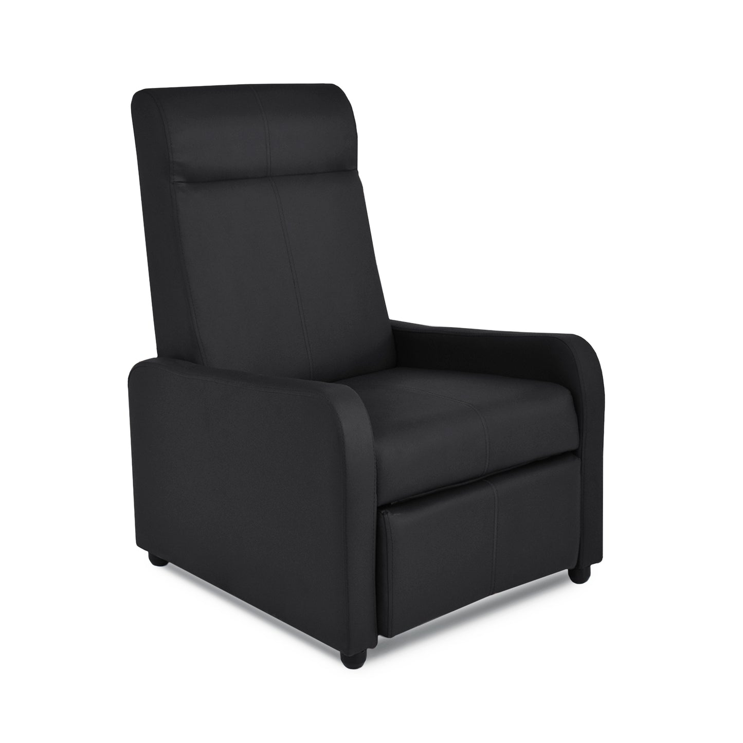 SILLA RECLINABLE PRAXIS SINTETICO NEGRO