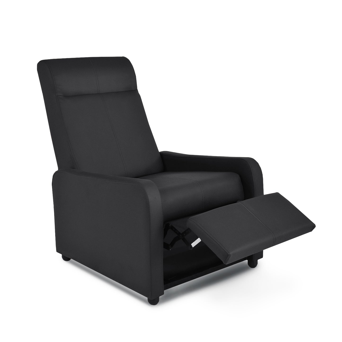 SILLA RECLINABLE PRAXIS SINTETICO NEGRO