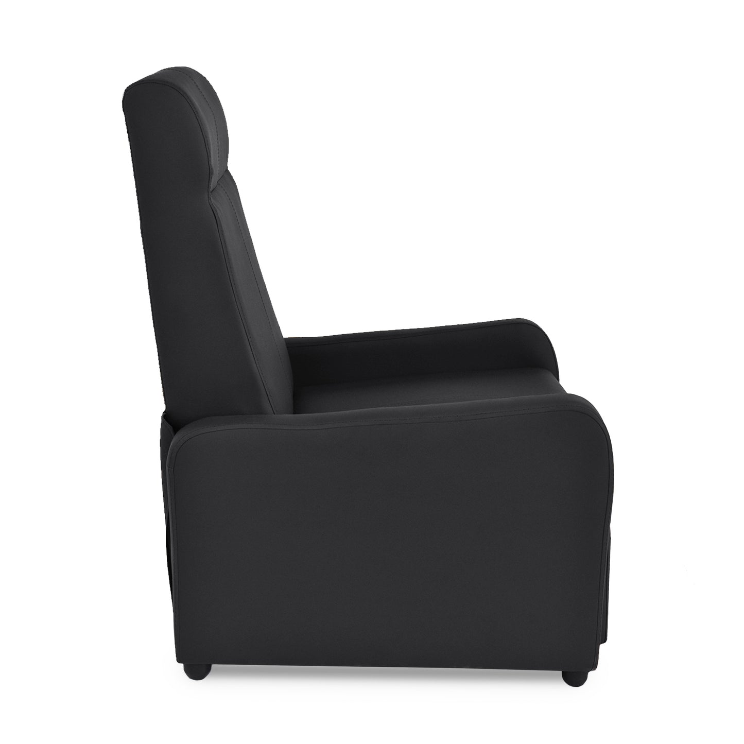 SILLA RECLINABLE PRAXIS SINTETICO NEGRO
