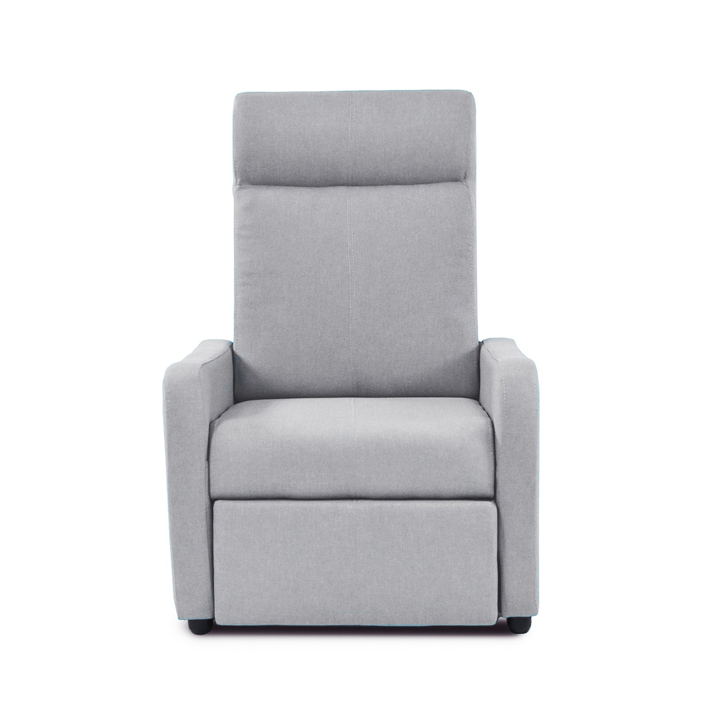 SILLA RECLINABLE PRAXIS MICROFIBRA PLATA