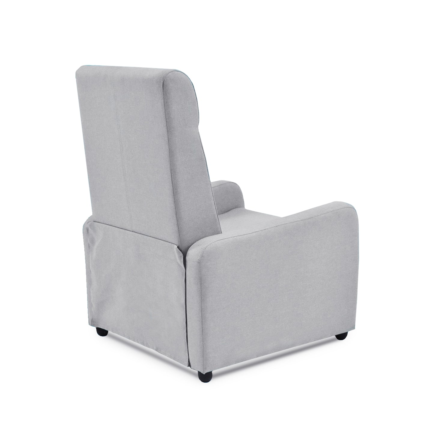 SILLA RECLINABLE PRAXIS MICROFIBRA PLATA
