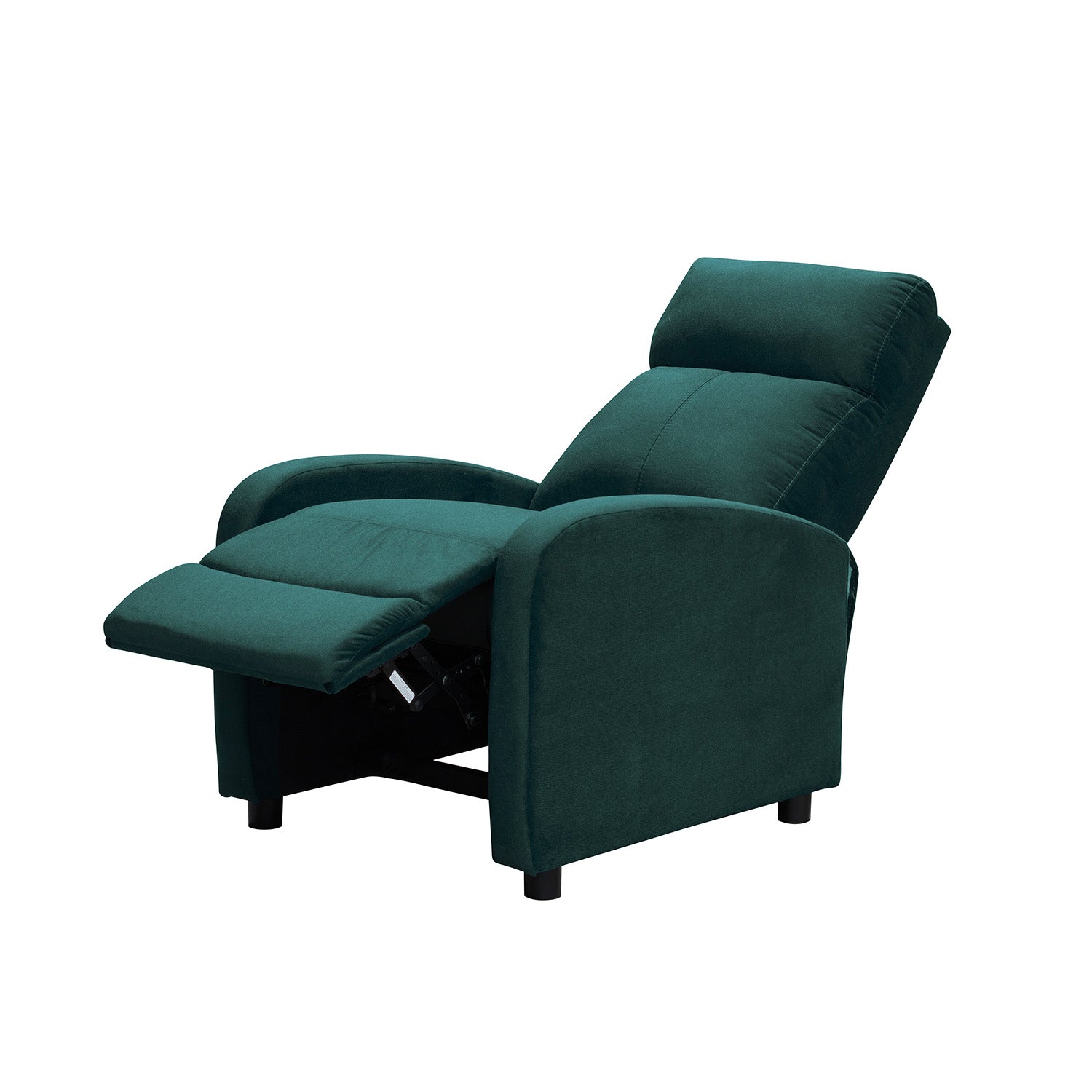 Silla reclinable daly estatica microfibra esmeralda