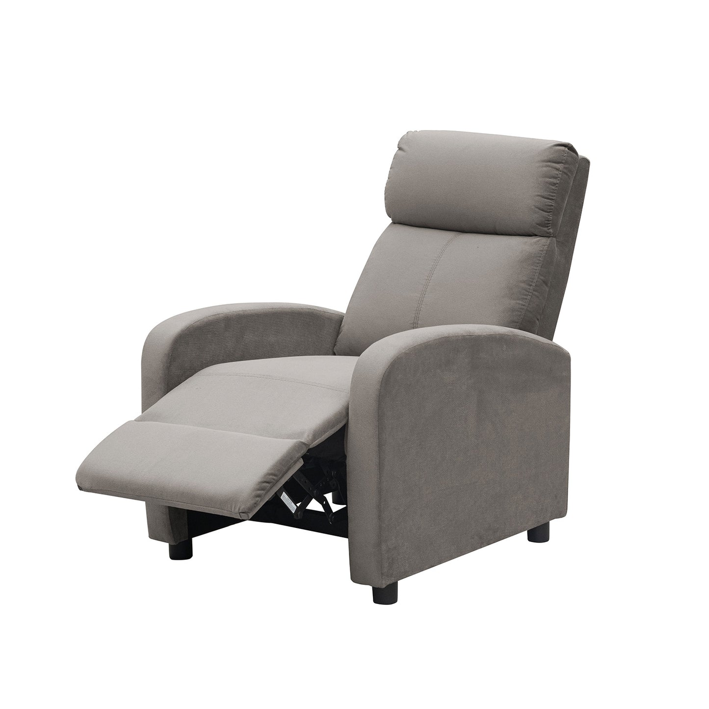 SILLA RECLINABLE DALY ESTATICA MICROFIBRA TAUPE