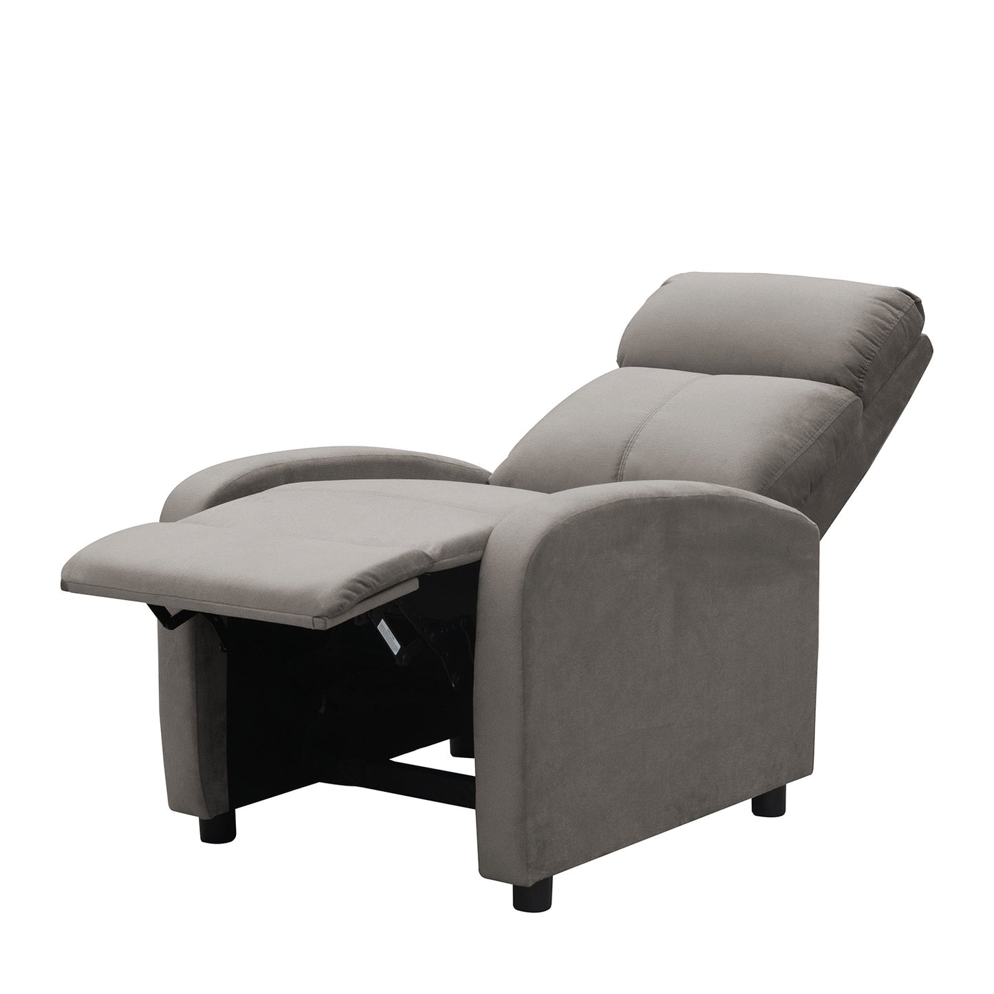 SILLA RECLINABLE DALY ESTATICA MICROFIBRA TAUPE