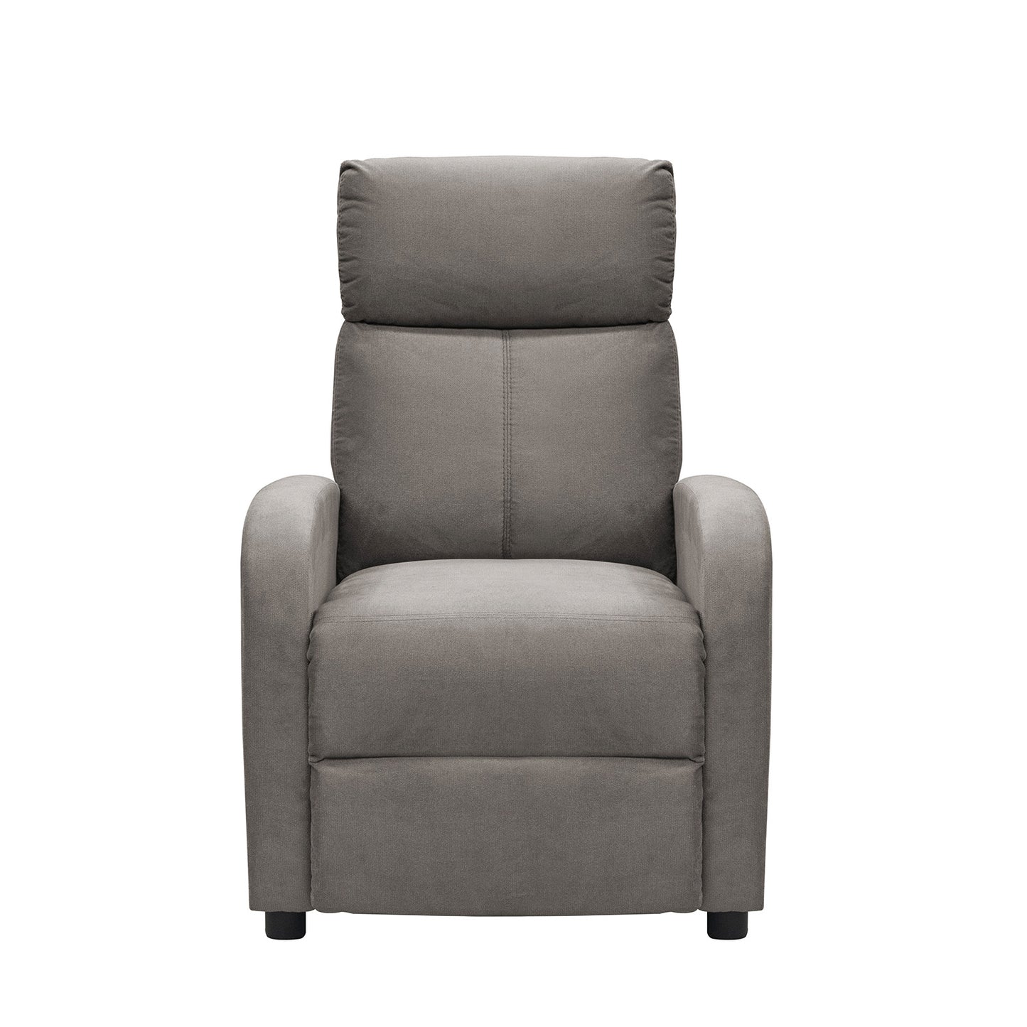 SILLA RECLINABLE DALY ESTATICA MICROFIBRA TAUPE