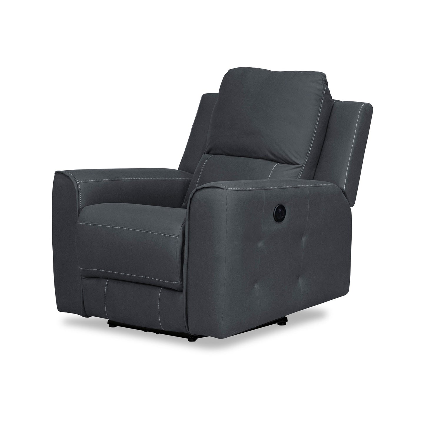 SILLA RECLINABLE ELECTRICA DUKE 1 PUESTO GRAFITO NOBUK