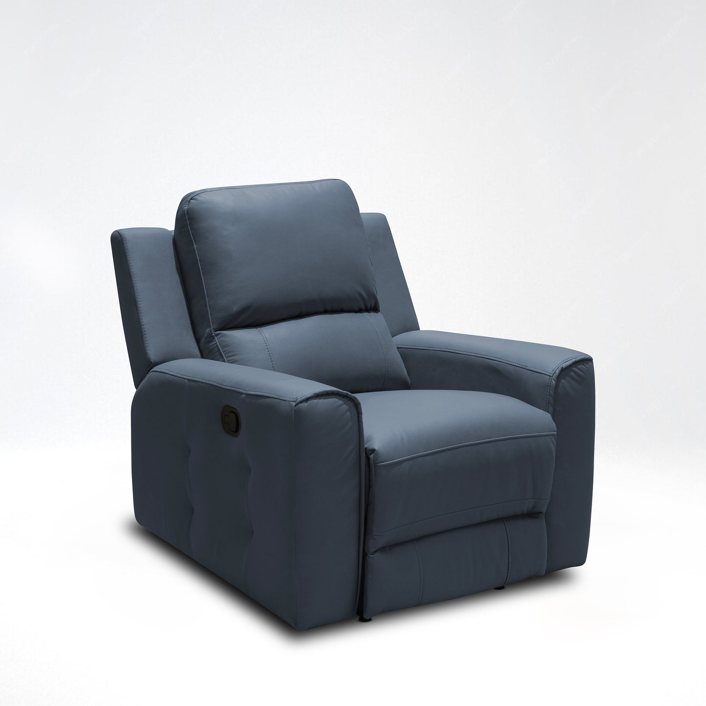 SILLA RECLINABLE MANUAL DUKE 1 PUESTO NAVY