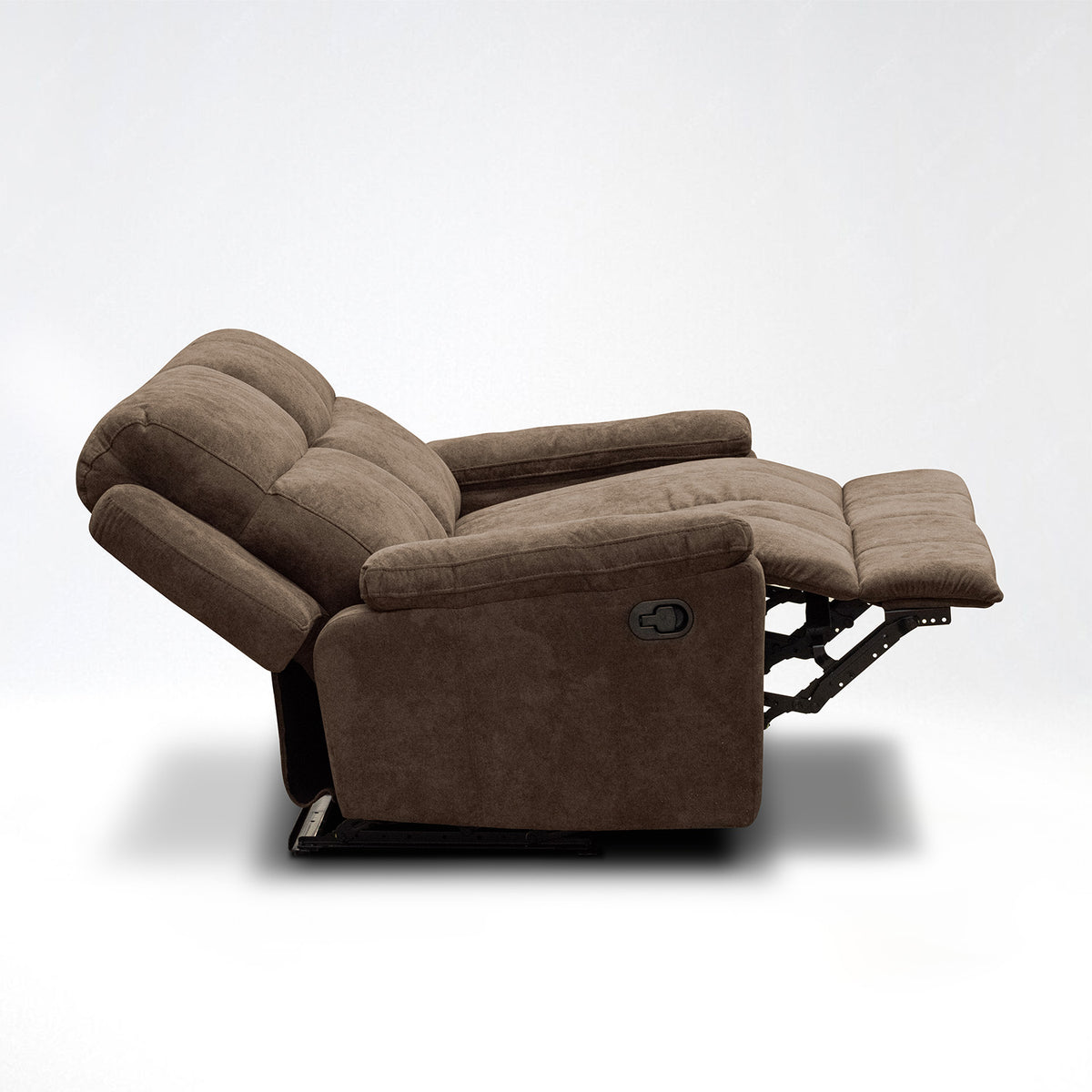 Sofá reclinable 2 puestos Marsella Kazán Chocolate