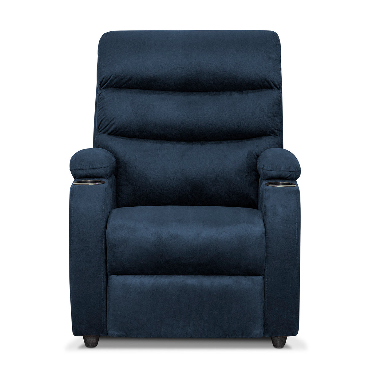 Silla reclinable trevi 1 puesto microfibra azul mary