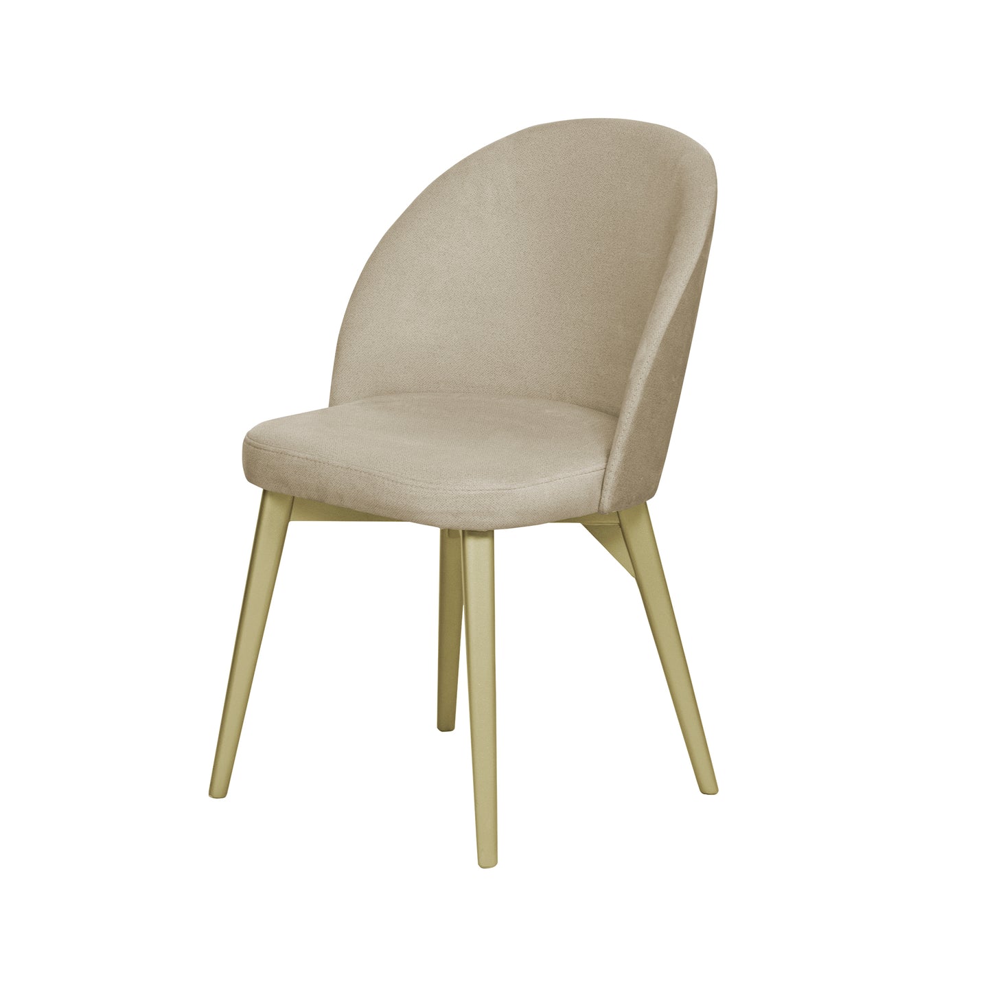 SET X2 SILLA COMEDOR NOVA PATAS CHAMPAÑA IBIZA CRUDO