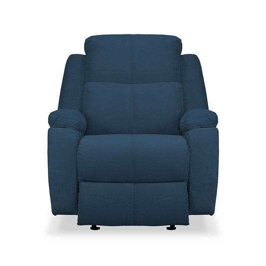 SILLA RECLINABLE ESTÁTICA MARSELLA MICROFIBRA AZUL