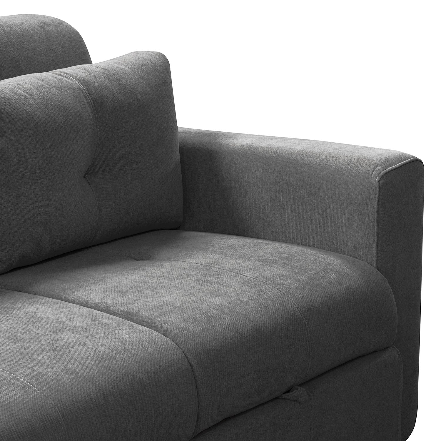 Sofa cama bourbon 1.40 microfibra Gris Plomo