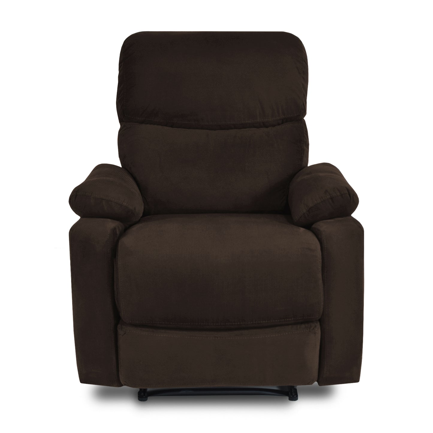 SILLA RECLINABLE VELARA 1 PUESTO MICROFIBRA CHOCOLATE